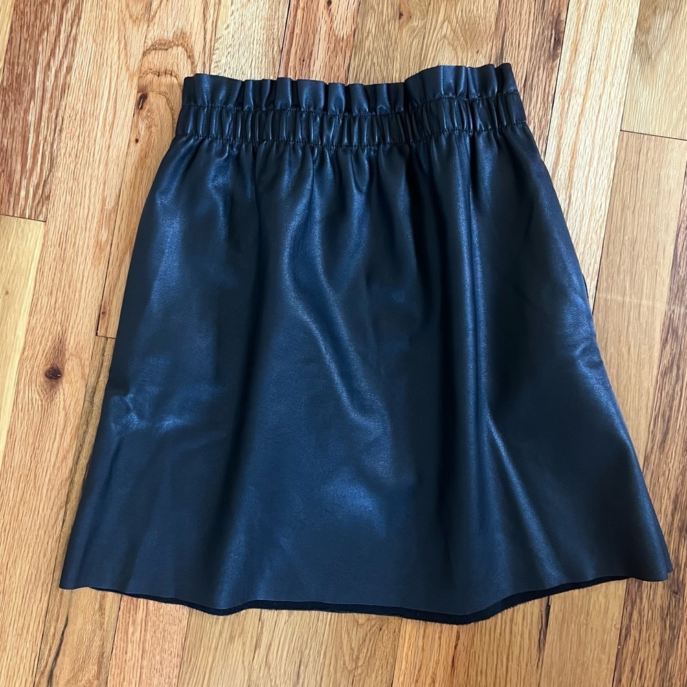 Zara leather skirt